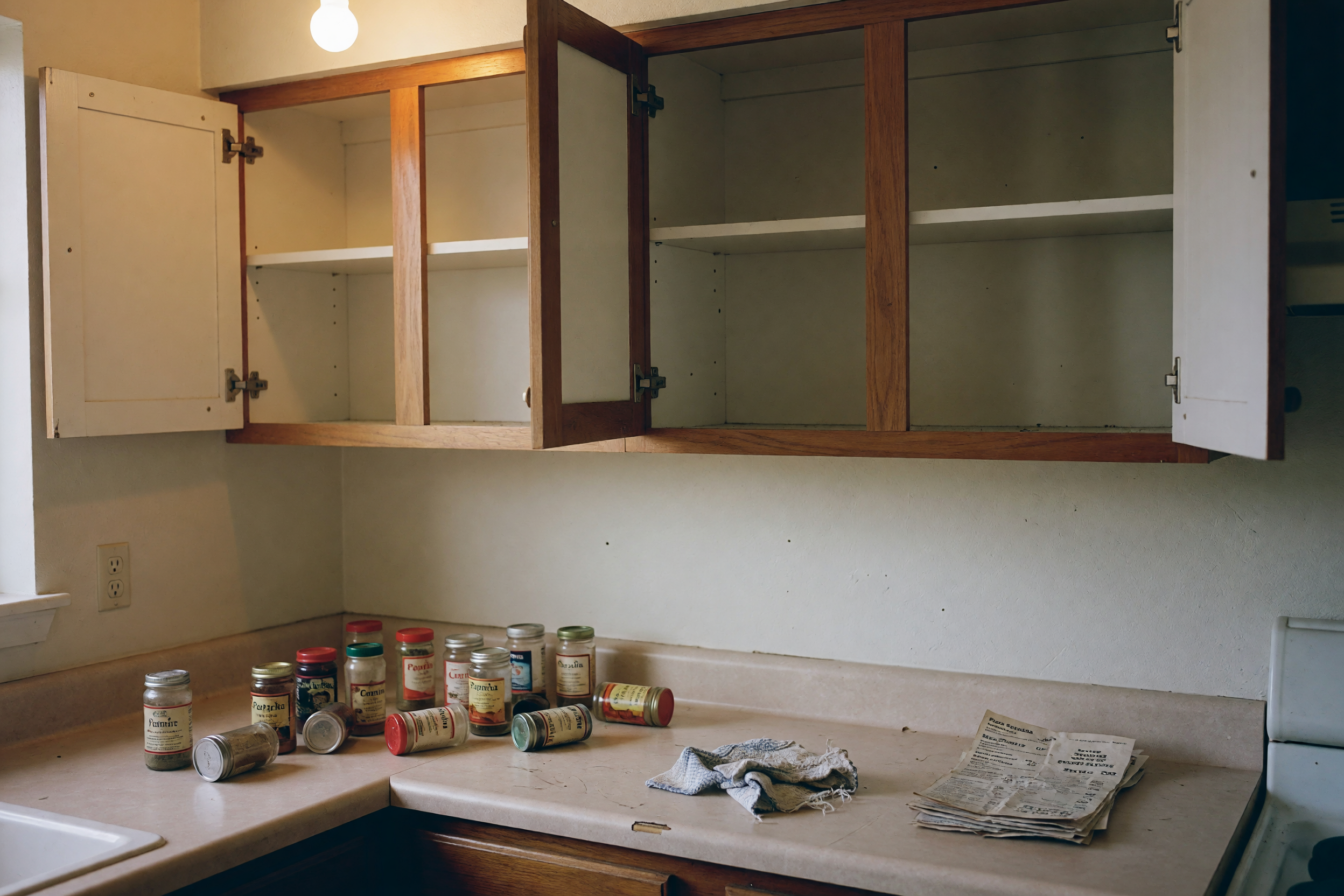 Organizing the Kitchen Cabinets This Week
